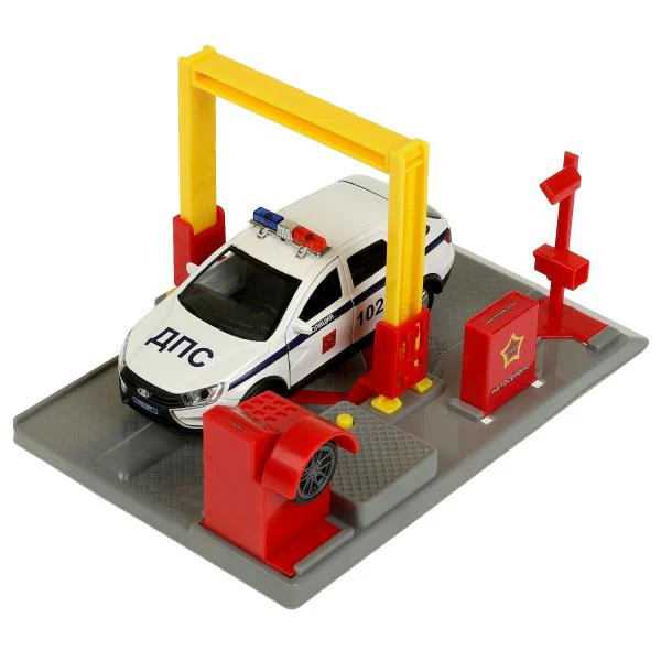 Игрушка пластик свет-звук автосервис 21 см,vestacross-12pol-wh , красн, кор. Технопарк в кор.2*30шт - Image 3