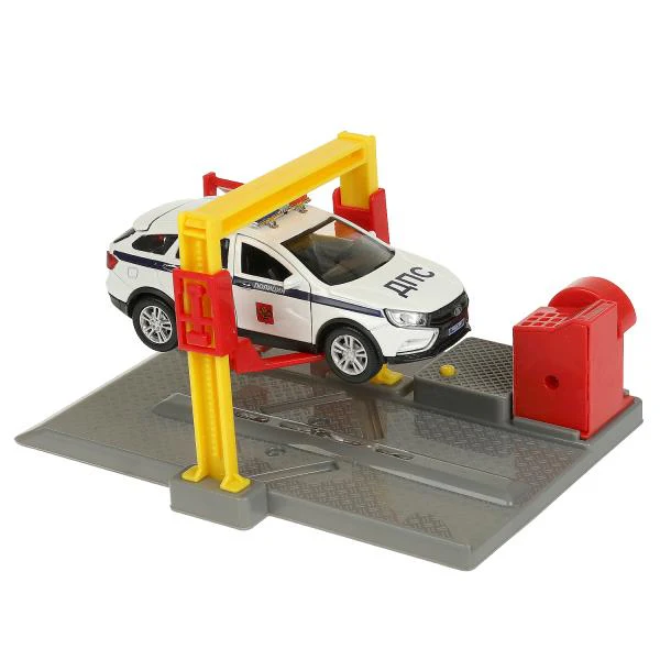 Игрушка пластик свет-звук автосервис 21 см,vestacross-12pol-wh , красн, кор. Технопарк в кор.2*30шт - Image 4