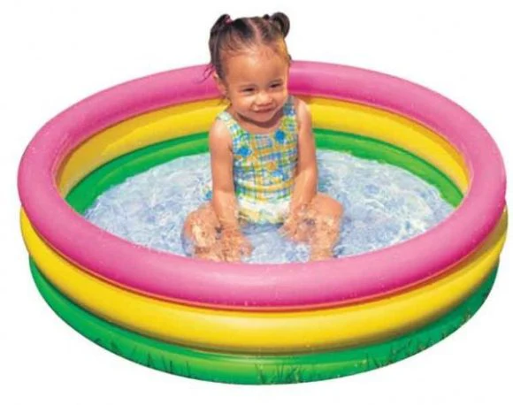 Бассейн надувной детский INTEX "Sunset Glow Baby Pool" 86х25см (1-3 года)