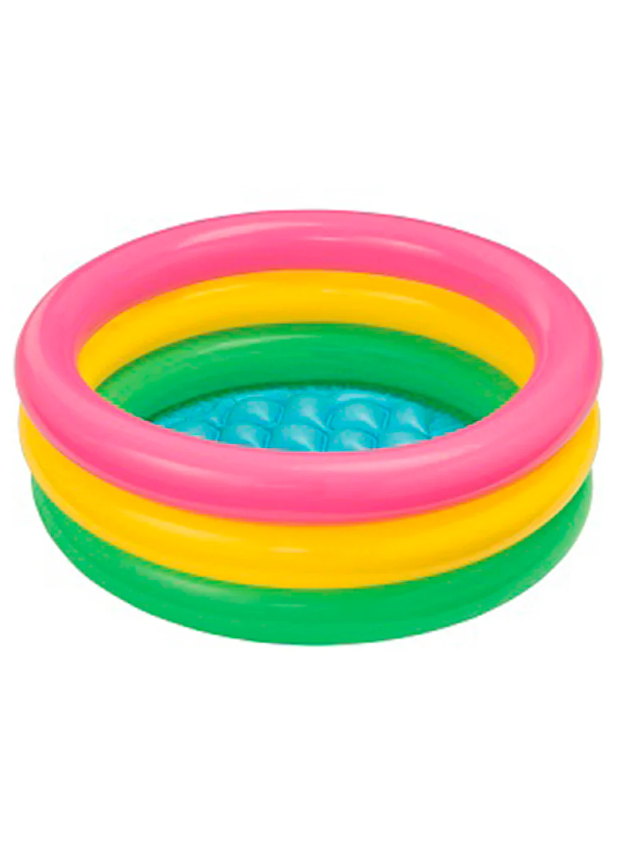 Бассейн надувной детский INTEX "Sunset Glow Baby Pool" 86х25см (1-3 года) - Image 2