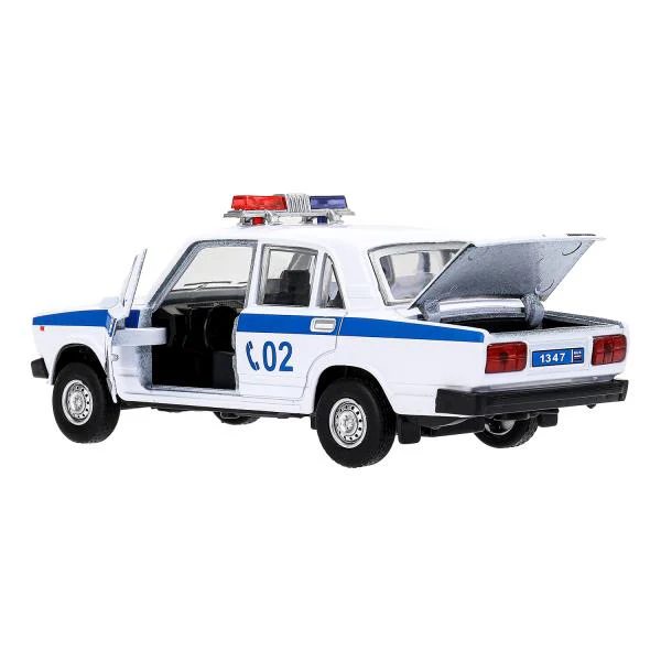 Машина металл свет-звук LADA ваз-2105 12 cm, дв,баг,инер,пол,кор. технопарк Технопарк в кор.2*36шт - Image 7