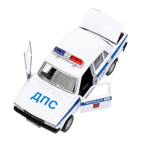 Машина металл свет-звук LADA ваз-2105 12 cm, дв,баг,инер,пол,кор. технопарк Технопарк в кор.2*36шт - Image 9