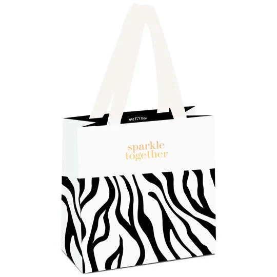 Пакет подарочный 20*20*10см, MESHU "Animal print", отд. фольгой, матовая ламинация - Image 2