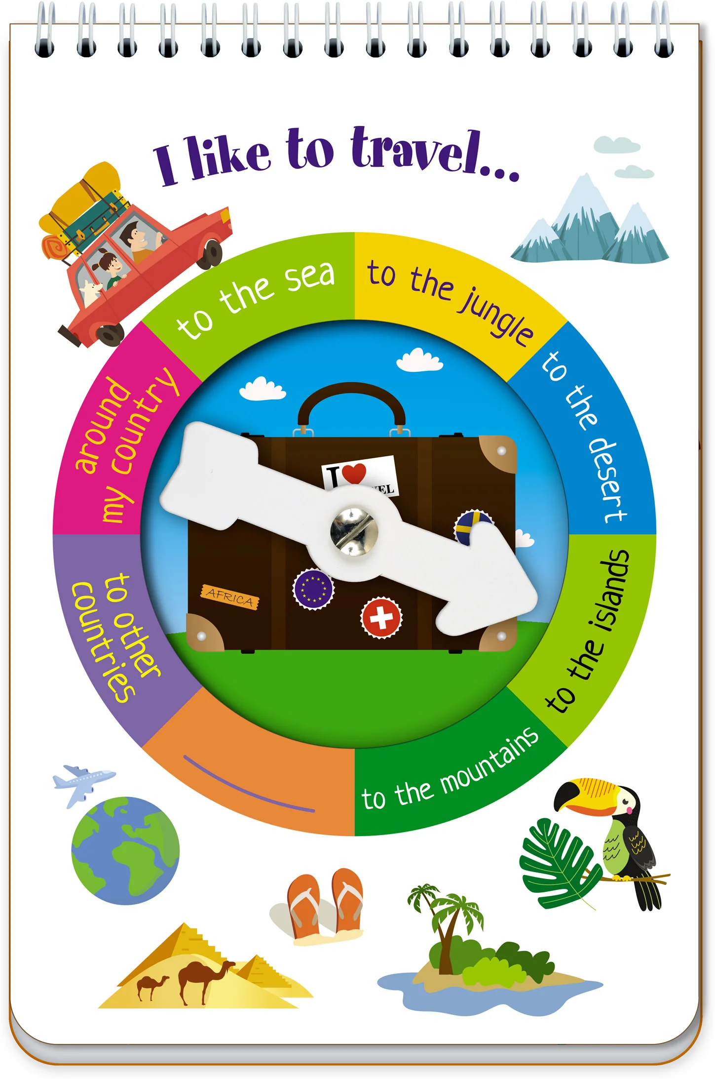 Волшебное колесо.English. Каникулы и путешествия (Holidays and travelling) - Image 3