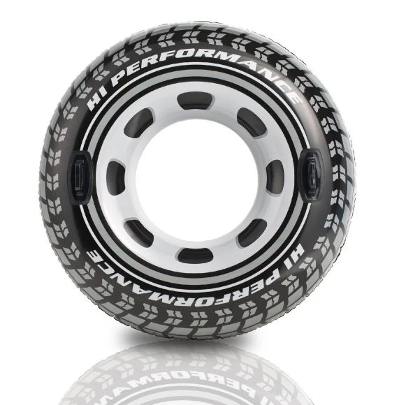Круг надувной INTEX "Monster Truck Tube" (Большое колесо), с держателями, от 9 лет, 114см
