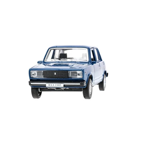 Машина металл LADA ваз-2105 1997 12 cm, двери, багаж, инерц.темно-синий,кор. Технопарк в кор.2*36шт - Image 7
