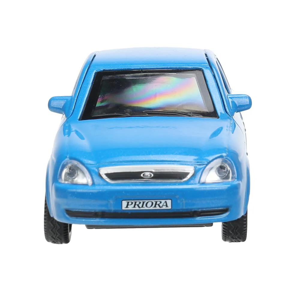Машина металл LADA PRIORA 12 см, двери, инерц,синий перламутр,кор. Технопарк в кор.2*36шт - Image 6