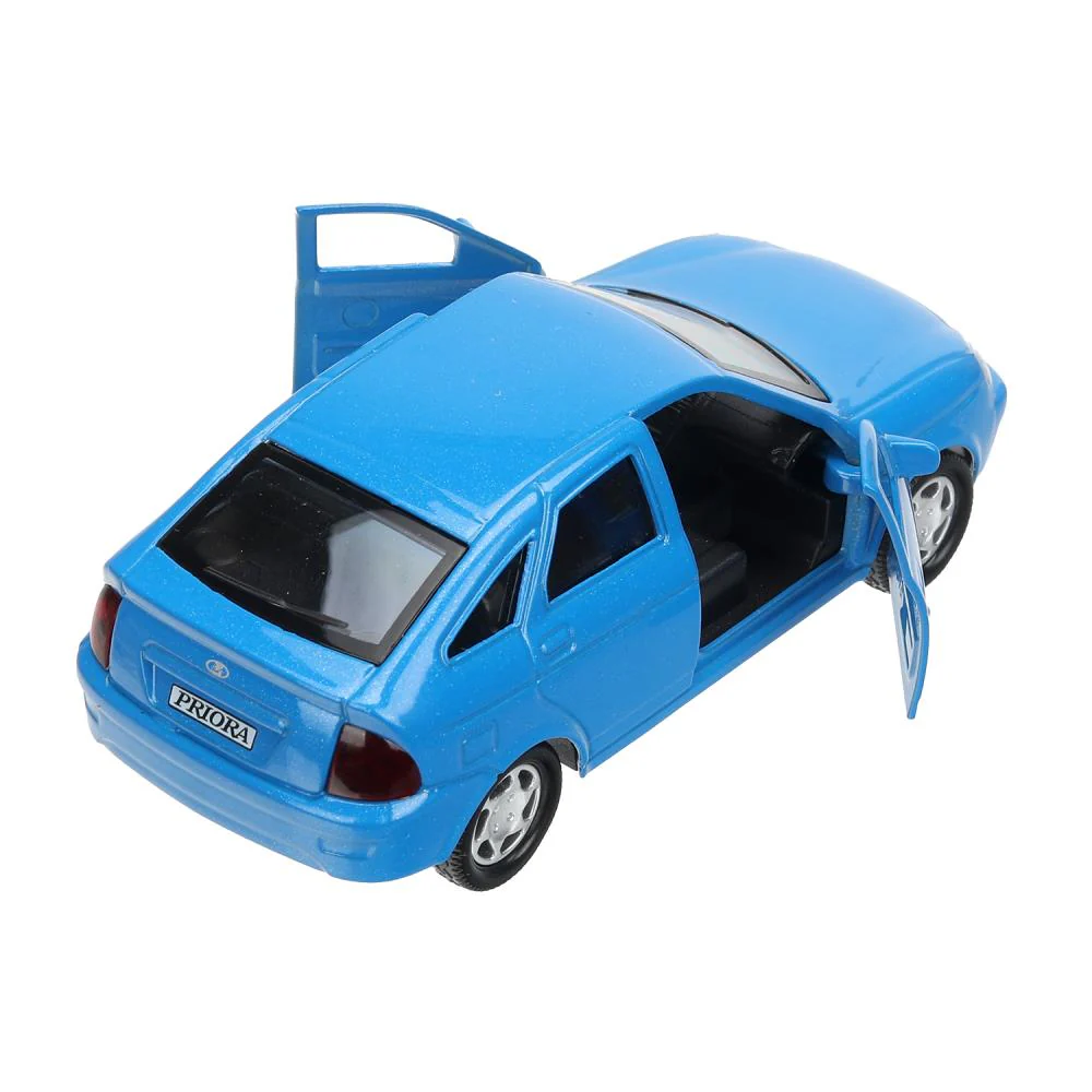 Машина металл LADA PRIORA 12 см, двери, инерц,синий перламутр,кор. Технопарк в кор.2*36шт - Image 7