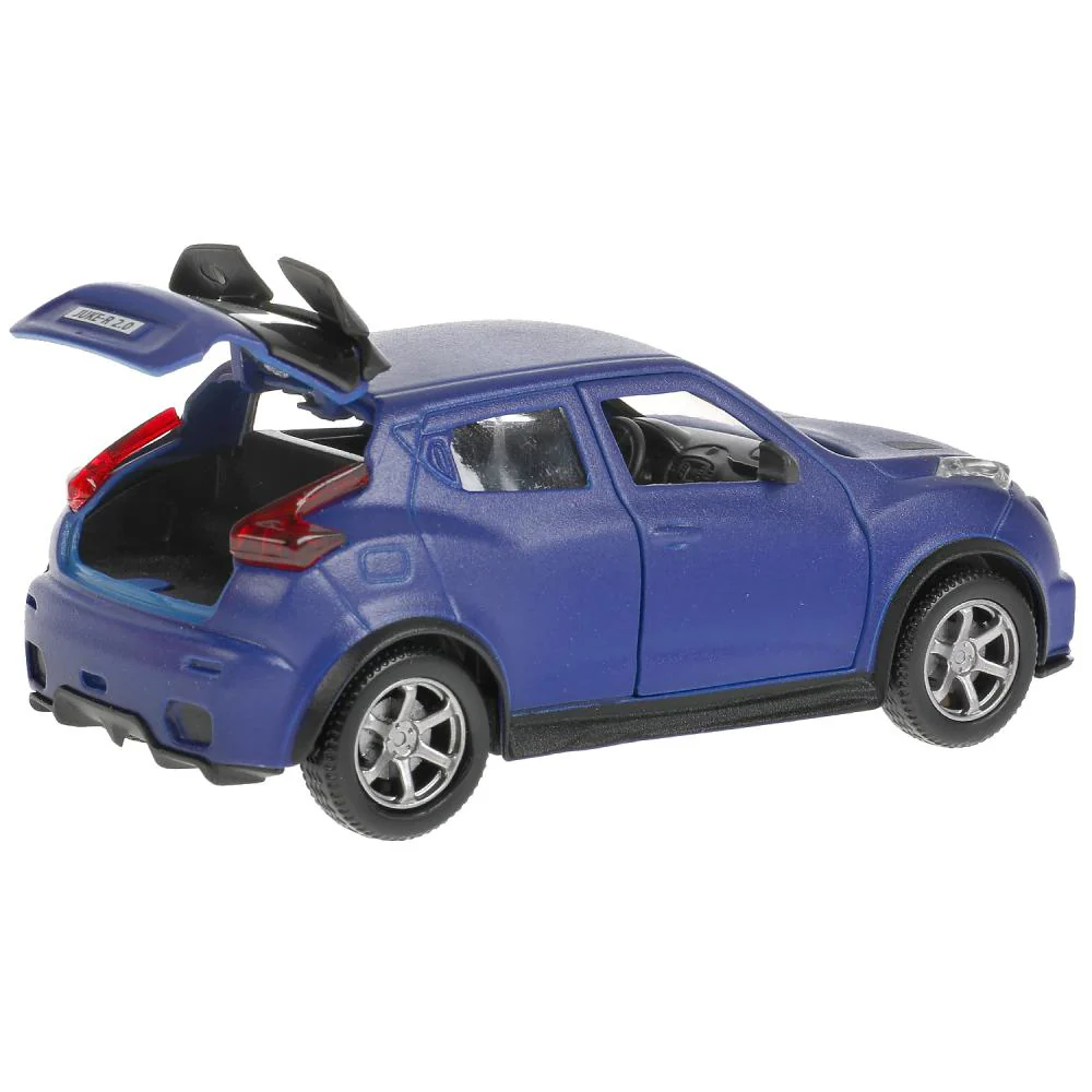 Машина металл NISSAN JUKE-R 2.0 SOFT 12 см, двер, багаж, инерц, синий, кор. Технопарк в кор.2*36шт - Image 5