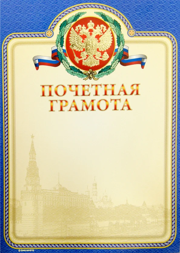 13534 Почетная грамота