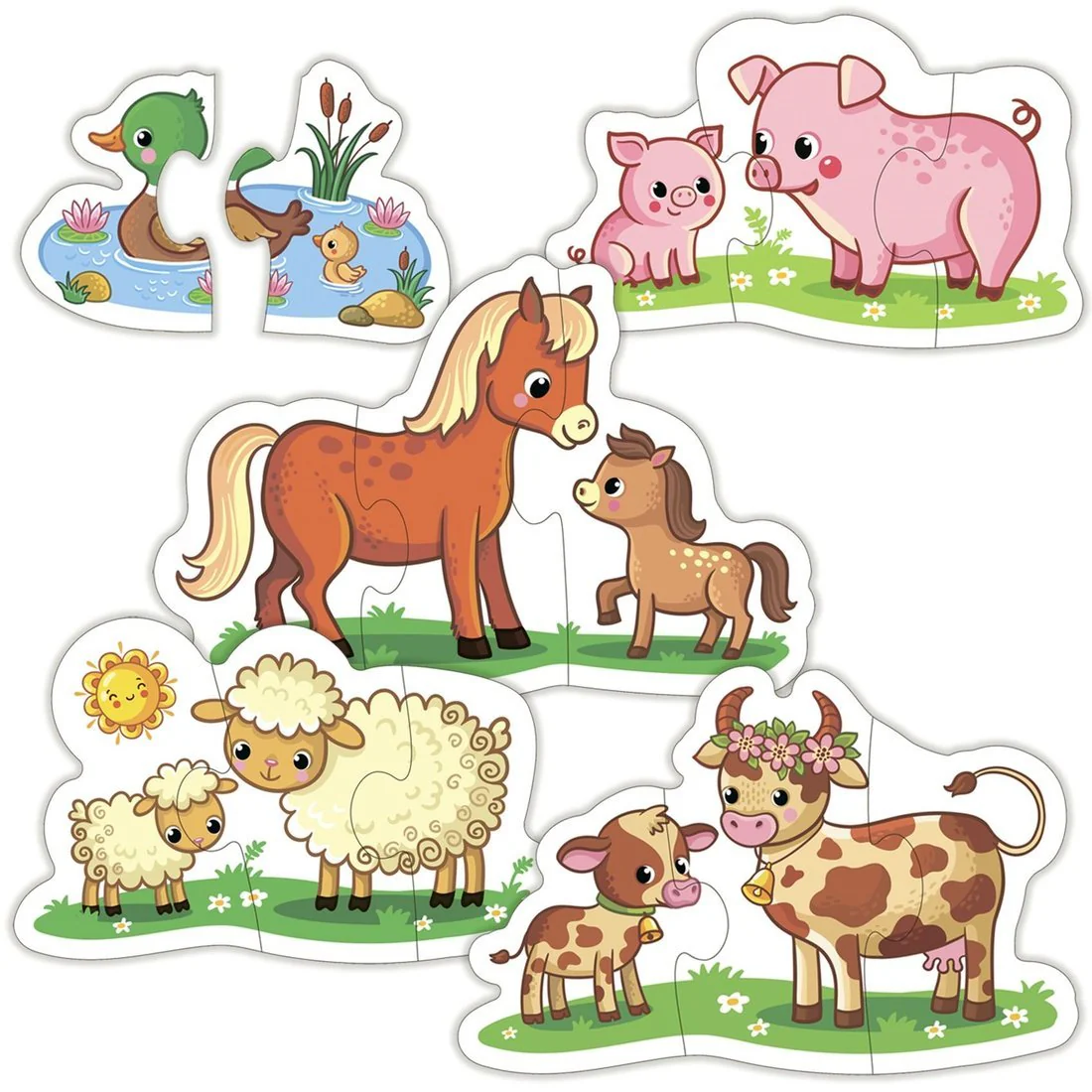 Baby puzzle. 3996 Мамы и малыши-2 - Image 3