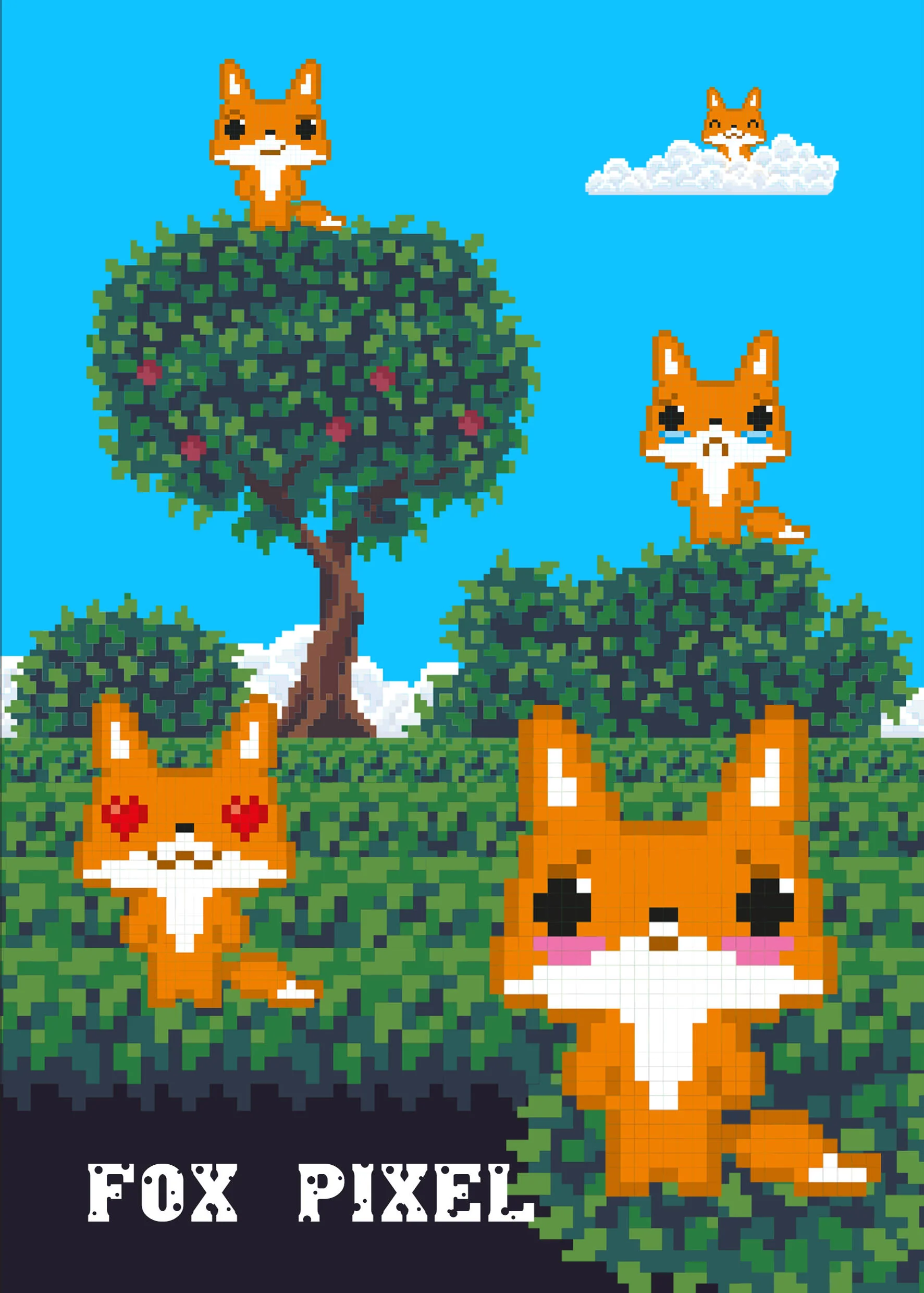 Fox pixel. Тетрадь школьная в мягкой обложке, 48 л. - Image 2