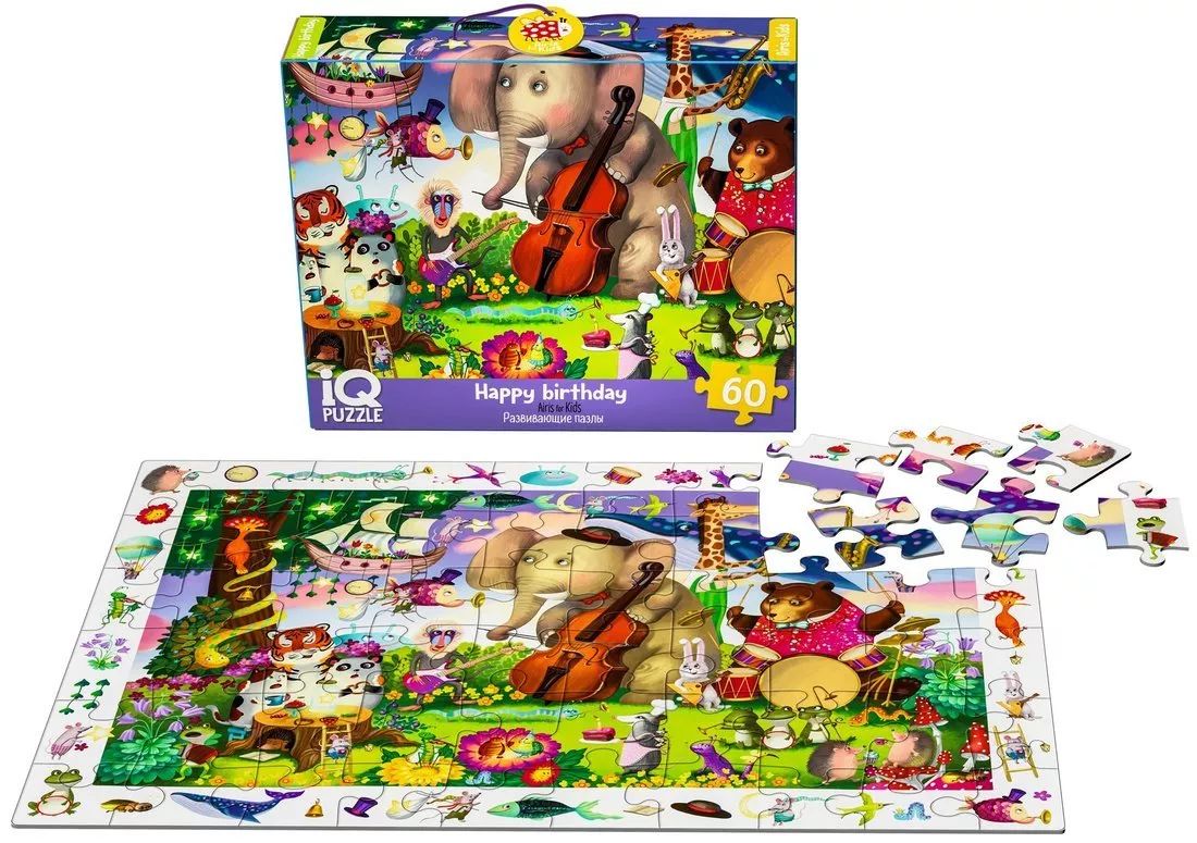 IQ Пазл с развивающей игрой 80 эл. Милый домик 5+ (new) - Image 2